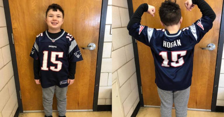 Boy bullied for being a Patriots fan gets surprise from favorite player