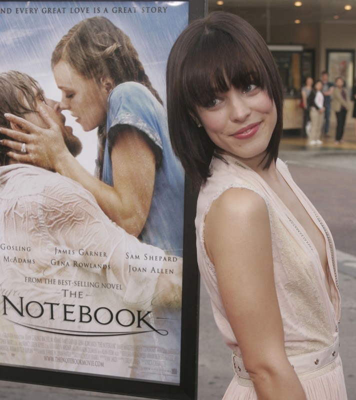 ACTRESS RACHEL MCADAMS ARRIVES FOR PREMIERE OF THE NOTEBOOK.