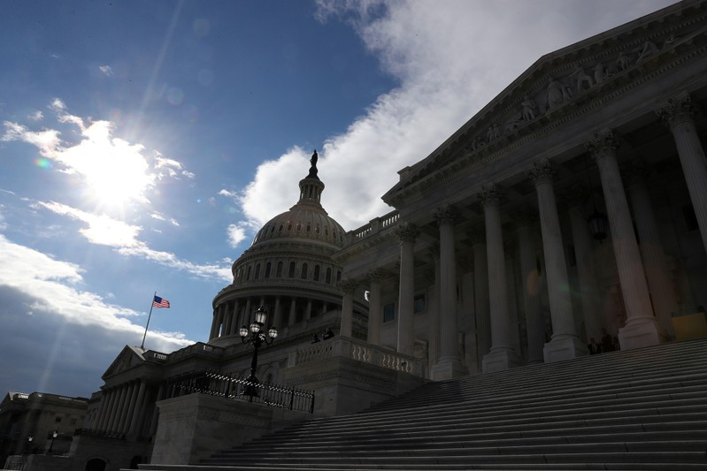 The U.S. Capitol building is seen on the 19th day of a partial government shutdown on Capitol Hill in Washington