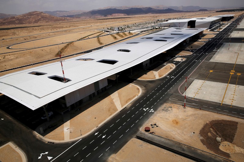 FILE PHOTO: A general view of the new Ramon International Airport in Timna Valley, north to Eilat