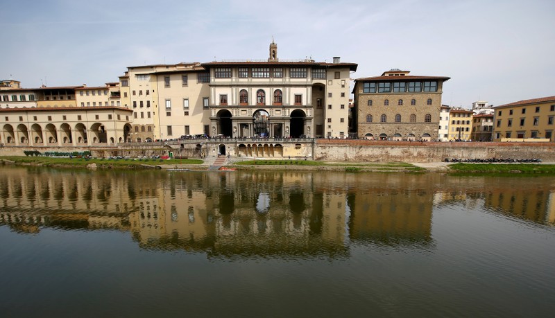FILE PHOTO: General view of Uffizi Gallery in Florence