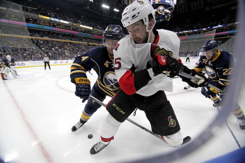FILE PHOTO: NHL: Ottawa Senators at Buffalo Sabres