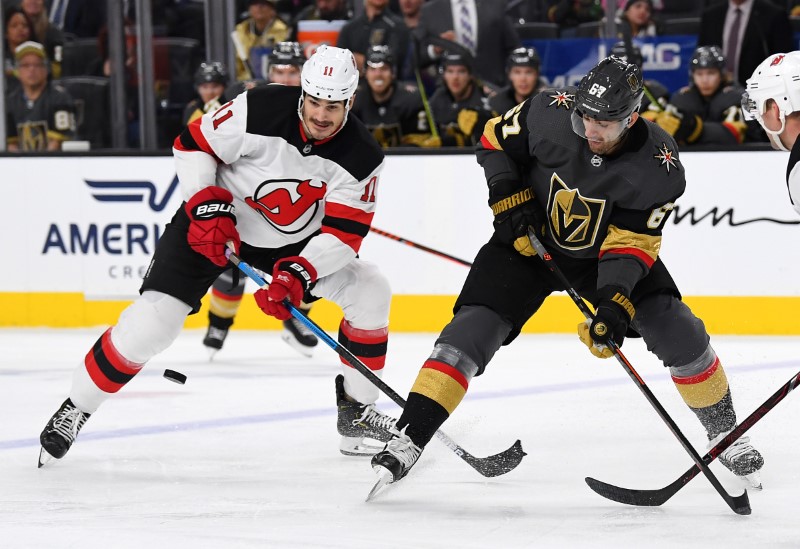 NHL: New Jersey Devils at Vegas Golden Knights
