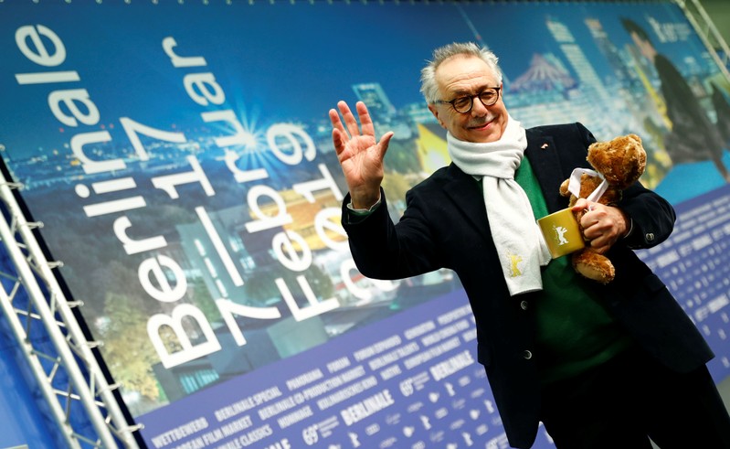 Berlinale International Film Festival director Dieter Kosslick poses for the media before a news conference in Berlin