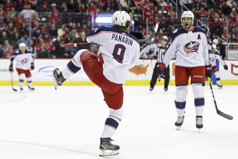 NHL: Columbus Blue Jackets at Washington Capitals