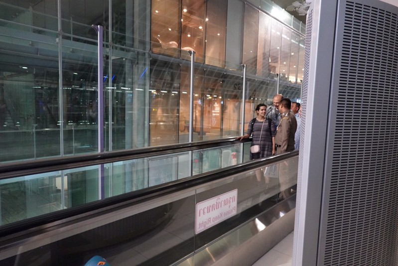 Saudi teen Rahaf Mohammed al-Qunun is seen before departing from Thailand at Suvarnabhumi Airport in Bangkok