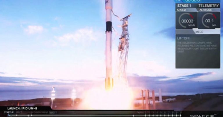 SpaceX Falcon 9 rocket launches satellites