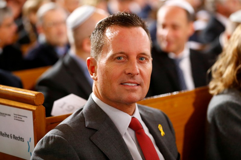 FILE PHOTO: U.S. Ambassador to Germany Richard Grenell arrives for a ceremony in Berlin