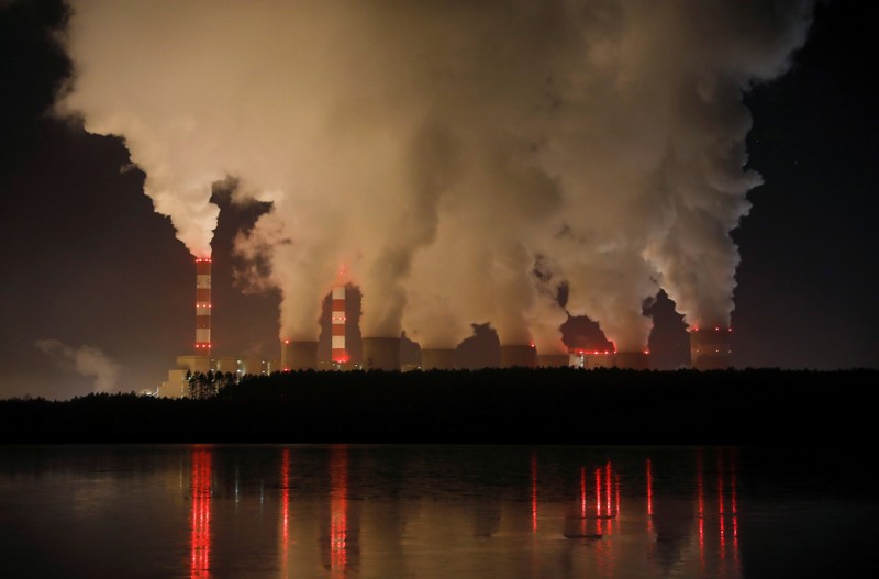 FILE PHOTO: Smoke and steam billow from Belchatow Power Station