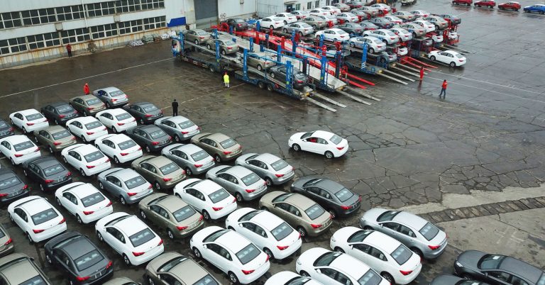 China’s car sales in January fell 16 percent, marking seven months of decline