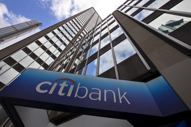 FILE PHOTO: A view of the exterior of the Citibank corporate headquarters in New York, New York