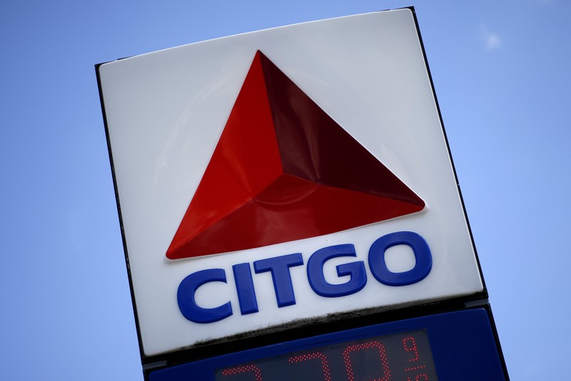 FILE PHOTO: The logo of PDVSA's U.S. unit Citgo Petroleum is seen at a gas station in Stowell