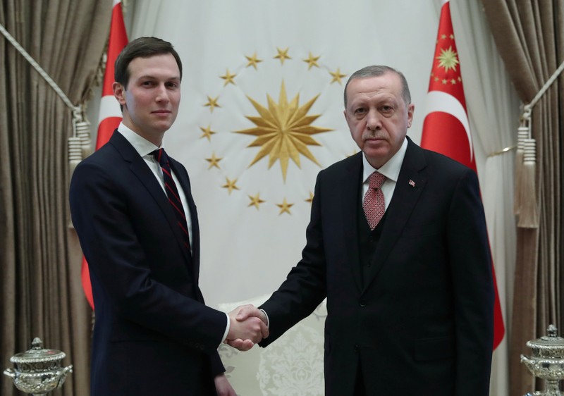 Turkish President Erdogan meets with U.S. White House advisor Kushner in Ankara
