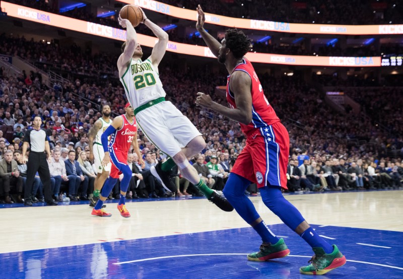 NBA: Boston Celtics at Philadelphia 76ers