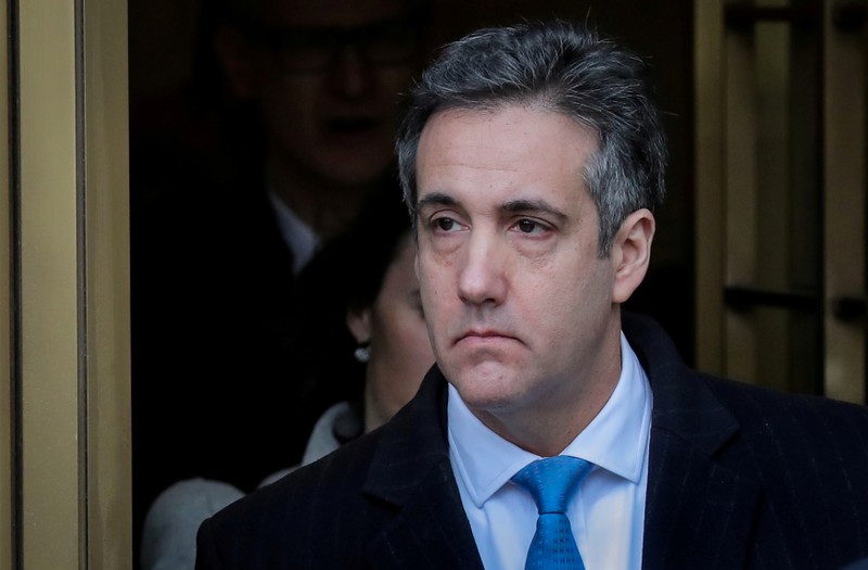 FILE PHOTO: Michael Cohen, U.S. President Donald Trump's former personal attorney, exits the United States Courthouse after sentencing at the in New York