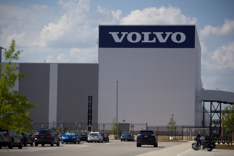 Volvo Cars U.S. production plant is pictured in Ridgeville