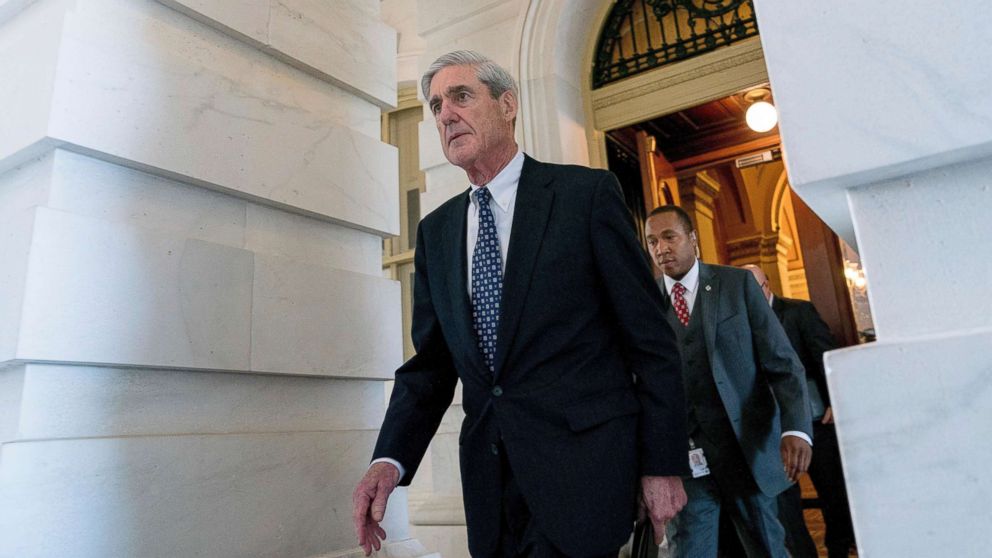 Special Counsel Robert Mueller departs Capitol Hill following a closed door meeting in Washington, June 21, 2017.
