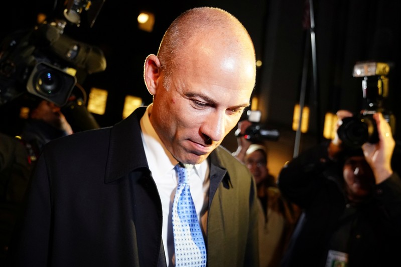 FILE PHOTO: Lawyer Michael Avenatti walks out of federal court in New York