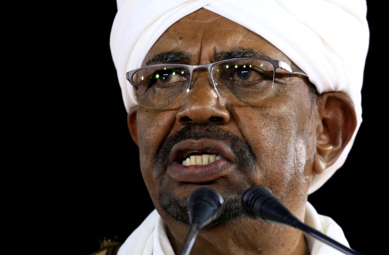 FILE PHOTO: Sudan's President Omar al-Bashir delivers a speech at the Presidential Palace in Khartoum