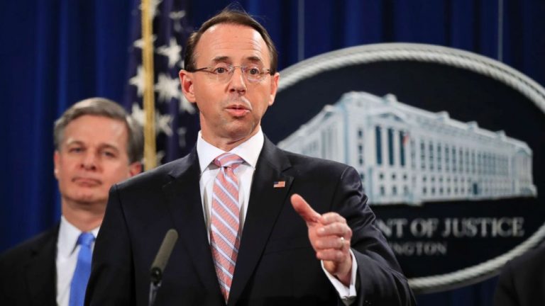 Deputy AG Rod Rosenstein staying longer at the Department of Justice: Sources