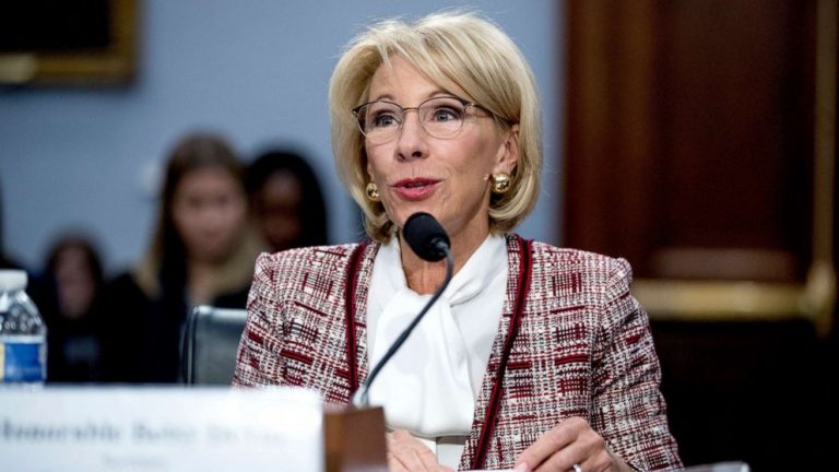 DeVos responds to critics over her proposal to cut Special Olympics funding