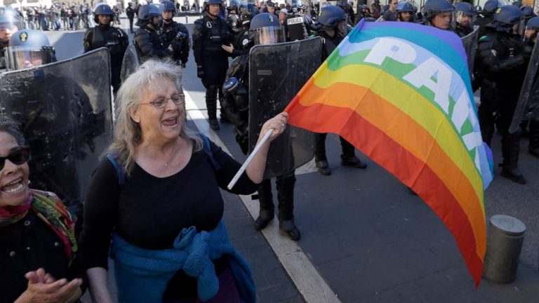 France’s yellow vest protesters march despite bans, injuries