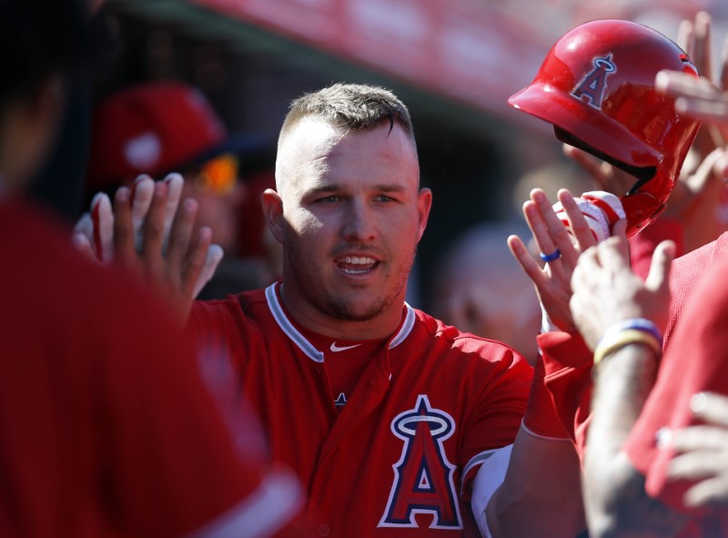 MLB: Spring Training-Chicago Cubs at Los Angeles Angels