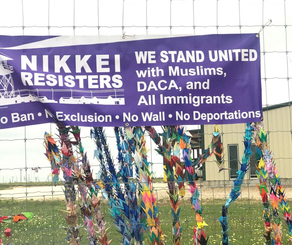 Protest at South Texas Residential Family Center in Dilley, Texas, 3/302019