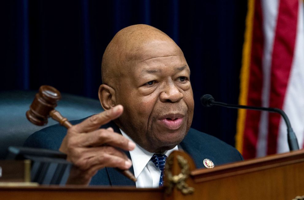 House Oversight and Reform Committee Chair Elijah Cummings, D-Md., speaks during the House Oversight Committee hearing on Capitol Hill, March 14, 2019.