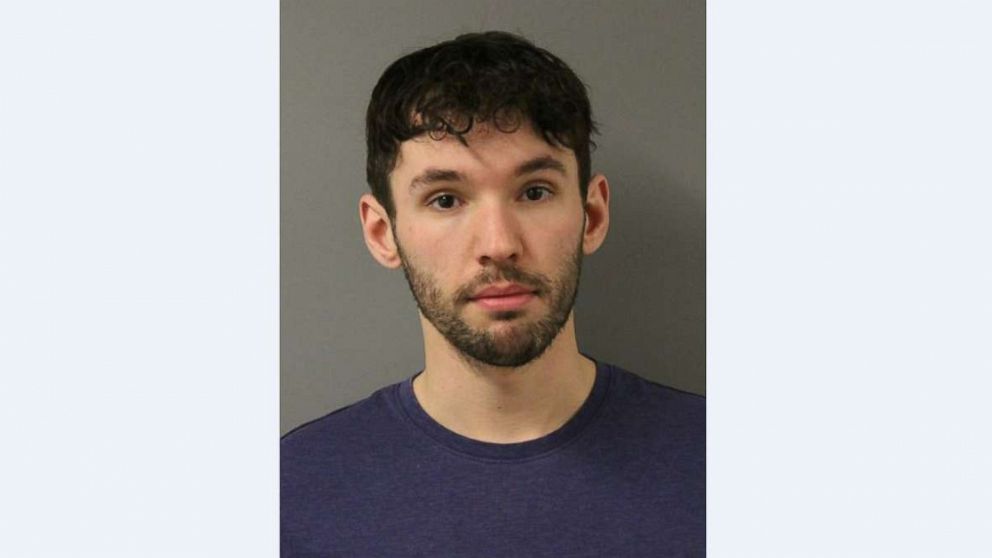 Blake Gibbins, 26, was arrested for allegedly throwing water in the face of Iowa Rep. Steve King at a restaurant in Fort Dodge, Iowa, on Friday, March 22, 2019.