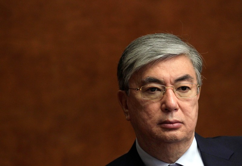 FILE PHOTO: Newly appointed Director General of the UNOG Tokayev of Kazakhstan is pictured in Geneva