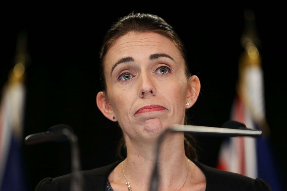 Prime Minister Jacinda Ardern gives a press conference at Parliament, March 18, 2019 in Wellington, New Zealand.
