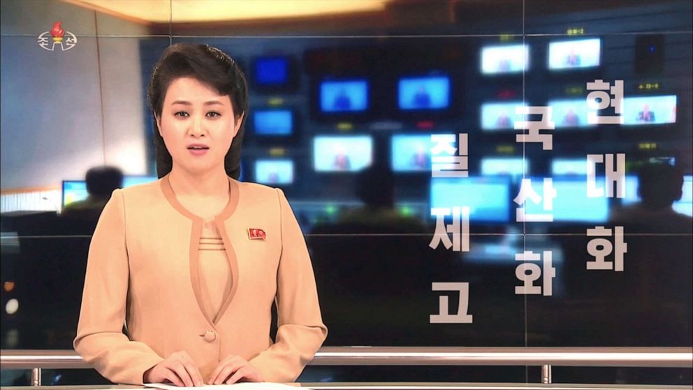 North Korean state broadcaster Korean Central Television has begun experimenting with modern storytelling devices and sometimes features a high-tech control room and 3D graphics.