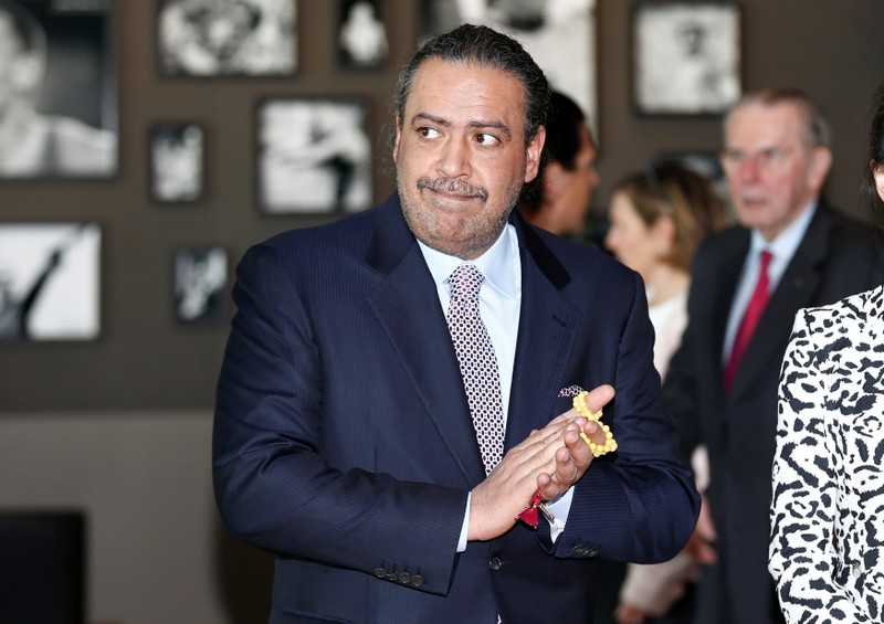FILE PHOTO - Al-Sabah takes part in a ceremony at the Olympic Museum in Lausanne