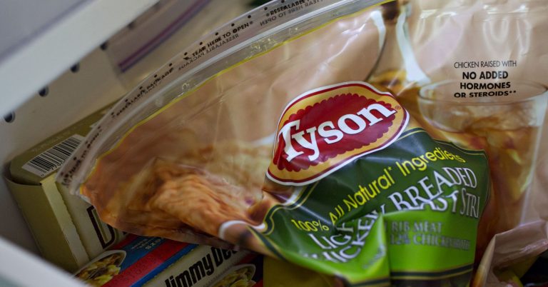 Tyson recalling nearly 70,000 pounds of chicken strips after a report of metal pieces
