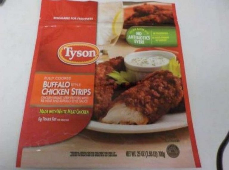 Tyson recalls 69,000 pounds of chicken strips