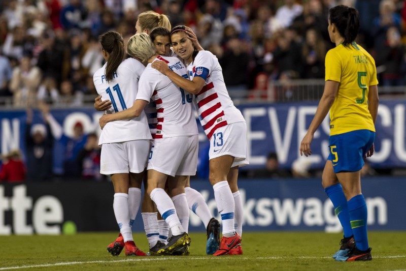 Soccer: She Believes Cup Women's Soccer-Brazil at USA