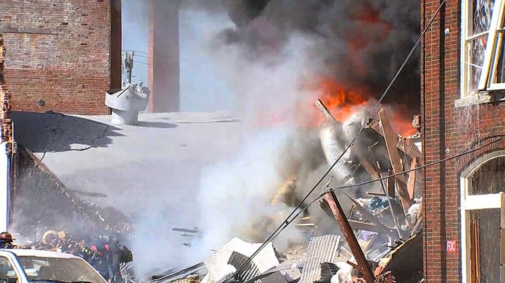 A gas explosion killed 1 person and injured 15 others in downtown Durham, N.C., April 10, 2019.