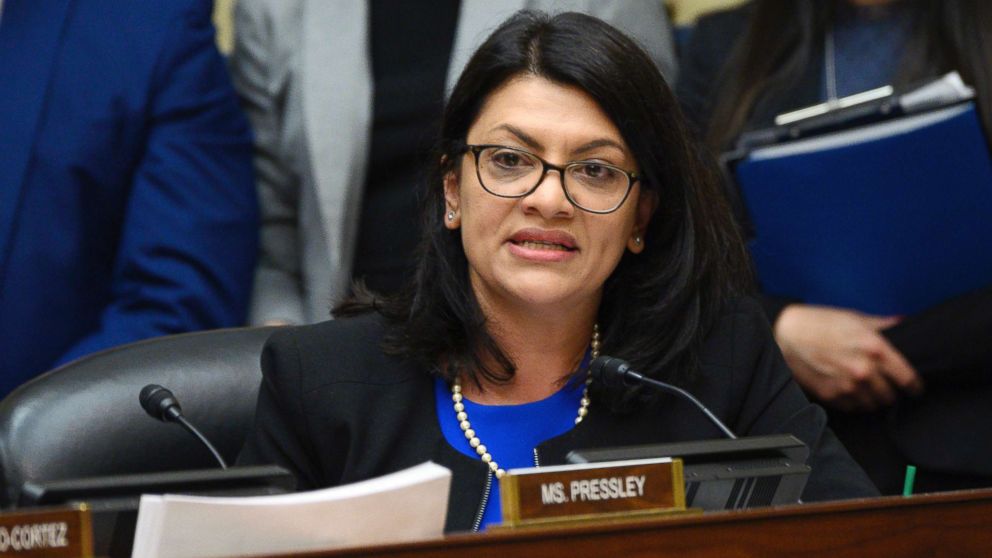 Congresswoman Rashida Tlaib speaks as Michael Cohen, former lawyer for President Donald Trump, testifies before the House Oversight and Reform Committee on Capitol Hill in Washington, D.C., on Feb. 27, 2019.