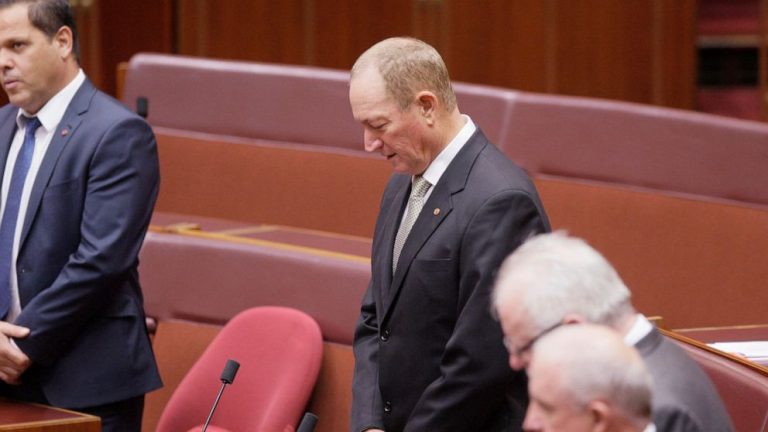 Australian senator censured for blaming Muslim victims