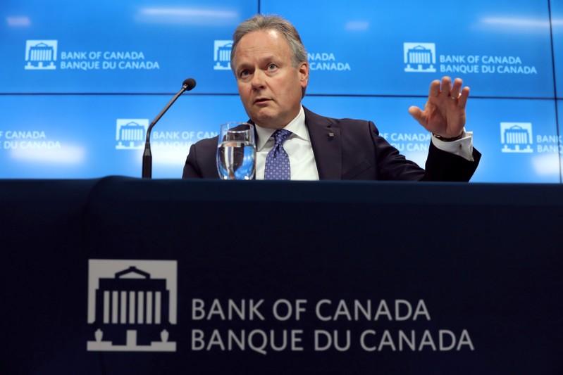FILE PHOTO: Bank of Canada Governor Stephen Poloz speaks during a news conference in Ottawa