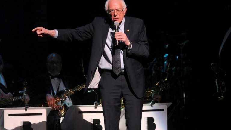 Bernie Sanders calls Trump a racist before Apollo event