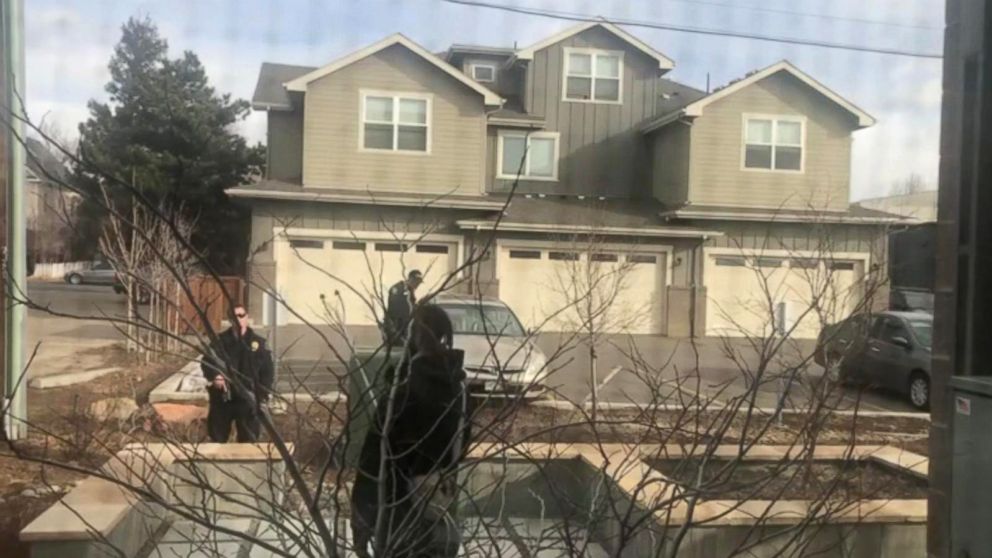 Cell phone video shows police, some with guns drawn, confronting a black man in Boulder, Colorado, on March 1, 2019, who claimed he was just picking up trash on his own property with a metal trash grabber.
