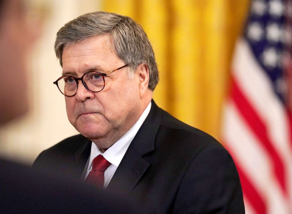 Attorney General William Barr at the "2019 Prison Reform Summit" in the East Room of the White House, April 1, 2019.