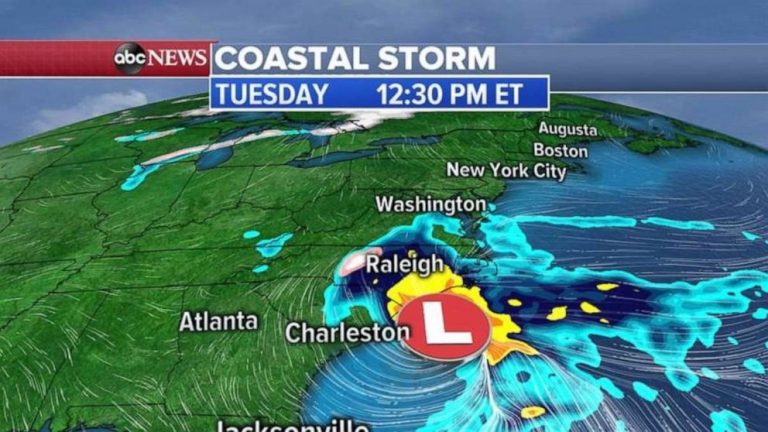 East Coast expecting rain as new storm hits West Coast