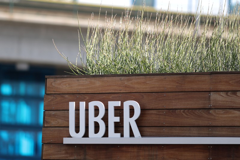 FILE PHOTO: The Uber Hub is seen in Redondo Beach