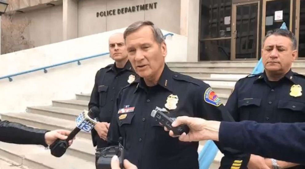 Albuquerque, N.M., Police Chief Michael Geier provided an update on the beating death of a child on Friday, April 5, 2019. The girl's father is charged in her death.