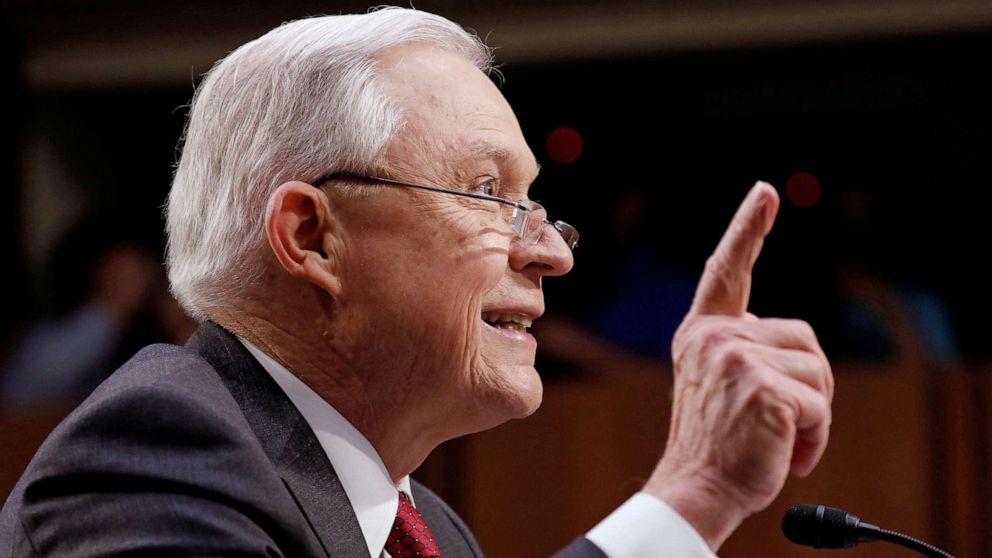 U.S. Attorney General Jeff Sessions testifies before a Senate Intelligence Committee hearing on Capitol Hill in Washington, D.C., June 13, 2017.