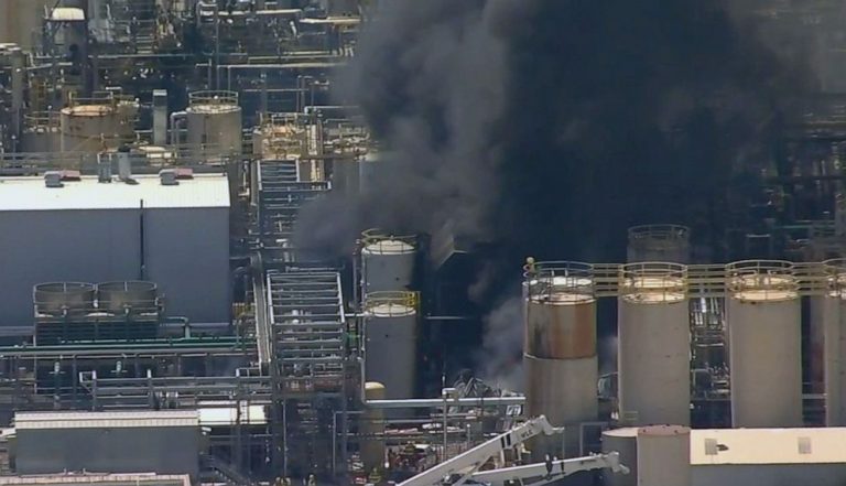 Huge explosion and fire rocks Texas chemical plant