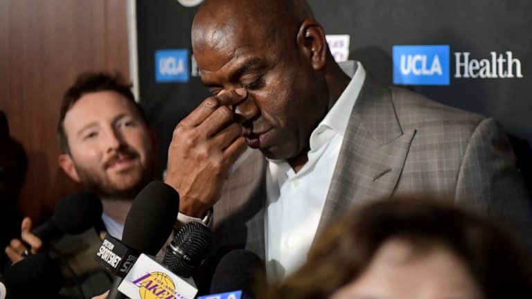 Magic Johnson abruptly resigns as Lakers’ president